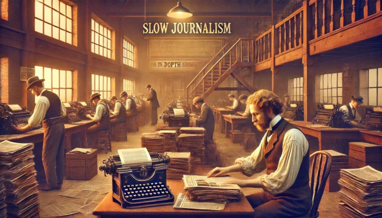 Les origines du Slow Journalism : Une réponse aux dérives de l’information ?